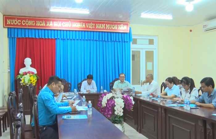 Trần Đề: UBND huyện sơ kết hoạt động Bảo hiểm xã hội tháng 9 năm 2023